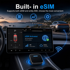 Adaptateur de streaming sans fil pour voiture Rhythm Android Box, Qualcomm 6125, 8 Go, 128 Go, compatible <span class=keywords><strong>Tesla</strong></span> Model 3 Y S X, prend en charge Netflix et <span class=keywords><strong>YouTube</strong></span> - Product Image 6