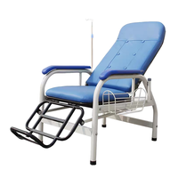 Fauteuil médical pliable multifonctionnel pour accompagnement hospitalier, prix de gros, pour mobilier hospitalier