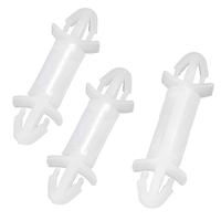 Lot de 10 entretoises en nylon série LCF, type aéronautique, colonne d'isolation 3mm-25mm, double verrouillage, goujon métrique, entretoise pour carte de circuit imprimé