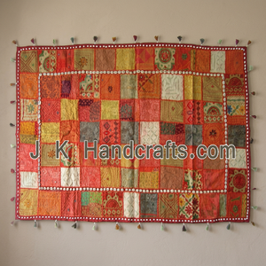Patchwork Beaded Bohemian <b>Tapestries</b> - Product Image 4