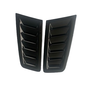 Grille de ventilation universelle pour capot avant, pour Ford Focus RS MK2, matériau ABS noir piano - Product Image 1