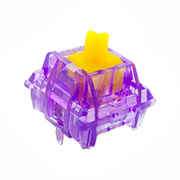 Interrupteur mécanique pour clavier Ice Grape à 5 broches, 63,5 g, double ressort doré, interrupteur linéaire, interrupteur de clavier de remplacement gratuit