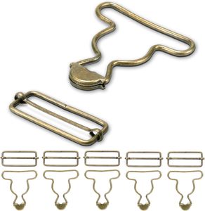 Coobigo Sets – Boucles de remplacement pour bretelles, clips métalliques pour salopette avec boucle coulissante réglable pour jeans - Product Image 1