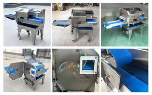 Cortadora de Carne <span class=keywords><strong>Ahumada</strong></span> y Cocida de Alta Velocidad, Totalmente Automática, con Grosor Ajustable, 200 Piezas/min, para Tocino, Carne de Res, Salchichas y Queso - Product Image 5