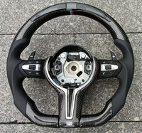 Volant pour BMW F30, BMW X5 E70, BMW F10 LED en fibre de carbone, BMW E92, BMW F32, BMW F11, BMW F15, BMW F31, BMW E91, BMW E90, BMW F20