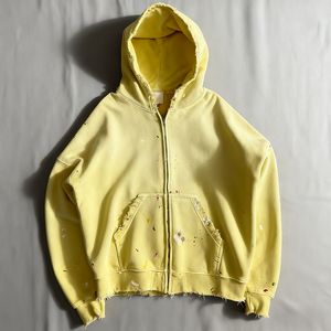 <span class=keywords><strong>Felpa</strong></span> <span class=keywords><strong>con</strong></span> <span class=keywords><strong>Cappuccio</strong></span> Personalizzata Streetwear Unisex 500 Gsm Oversize <span class=keywords><strong>Rosa</strong></span> Effetto Lavaggio Acido Vintage <span class=keywords><strong>con</strong></span> Strappi e Cerniera - Product Image 2