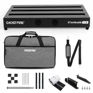 Ghost Fire Pedal efek gitar Universal, papan efek gitar Universal, braket efektor berdiri Pedal gitar