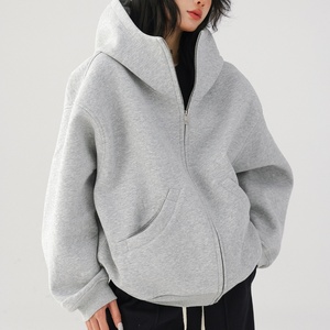 Produttore personalizzato autunno e inverno stile retrò americano alta senso della Silhouette <span class=keywords><strong>Cardigan</strong></span> <span class=keywords><strong>donna</strong></span> giacca maglione <span class=keywords><strong>con</strong></span> <span class=keywords><strong>cappuccio</strong></span> - Product Image 2