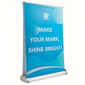 ขาตั้งจอแสดงผลแบบม้วนเก็บได้ขนาดเล็กสำหรับตั้งโต๊ะ พิมพ์ลายตามสั่ง ขายส่ง - Product Image 3