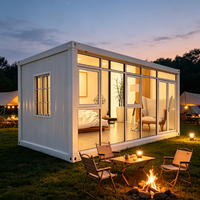 Casa Modular en Contenedor, Casa Contenedor para Acampar, Cabaña Prefabricada, Edificio Modular Desmontable