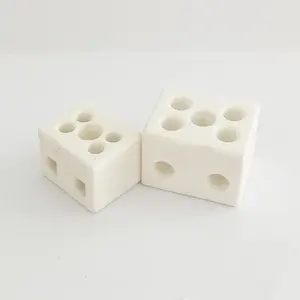 steatite connector high-frequency porcelain wire connection cable connector white porcelain terminal blocks
