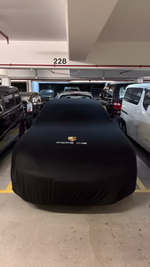 Copertura Auto Personalizzata con Logo <span class=keywords><strong>Porsche</strong></span> in Tessuto Elastico Morbido Impermeabile per <span class=keywords><strong>Porsche</strong></span> <span class=keywords><strong>Taycan</strong></span> 4S Turbo Cross Turismo - Product Image 4