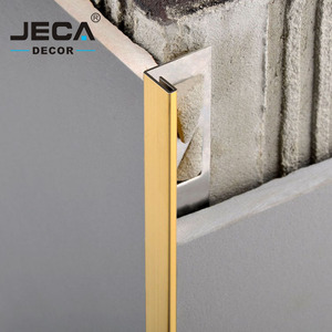 JECA Diretta Della Fabbrica di Piastrelle In Acciaio Inox Trim <span class=keywords><strong>Per</strong></span> I <span class=keywords><strong>Bordi</strong></span> Della Parete Della Decorazione 304 di Piastrelle di Alta Qualità Bordatura Profili I <span class=keywords><strong>Bordi</strong></span> Della Parete Trim - Product Image 1