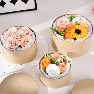 Caja de <span class=keywords><strong>regalo</strong></span> de cumpleaños de boda de papel Kraft de gama alta, embalaje creativo para hornear, estampado de caja vacía de gama alta, materiales reciclados - Product Image 4