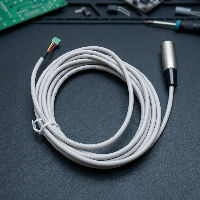 PRODATA PD-XLR-0001 Proximity Switch Connection Cable 3 Core Sensor Lead Wire 28AWG PVC 12V-24V for Industrial Equipment