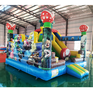 Jouets gonflables de dessin animé, château gonflable, aire de jeux gonflable avec toboggan, château gonflable combiné avec mur d'escalade - Product Image 3