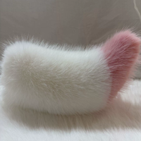 Queue de renard électrique télécommandée sonore et qui bouge, en peluche douce et fourrée, petite, pour décoration extérieure de voiture