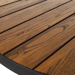Patio Solid Ash Wood <strong>Table</strong> <strong>Top</strong> <strong>Fire</strong> <strong>Pit</strong> Timber Cover Vintage Outdoor Slat Wood Dining <strong>Table</strong> <strong>Top</strong> - Product Image 4