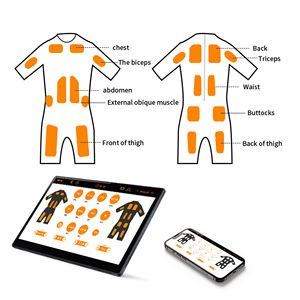 Productos de fitness inteligentes Traje de electroestimulación para el hogar Estimulación muscular del cuerpo Entrenamiento Impulsar el crecimiento muscular y la definición Cuerpo de gimnasio - Product Image 2