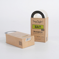 Boîtes d'emballage en carton kraft biodégradable recyclé de qualité alimentaire avec logo personnalisé ou pour biscuits
