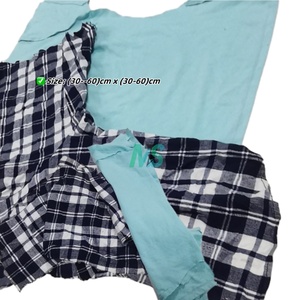 Chiffons de nettoyage à usage industriel, chiffons multicolores, chiffons en fibres pures pour le nettoyage des entrepôts et des usines industrielles générales - Product Image 3