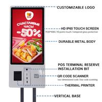 Kiosque de réception libre-service Touchwo tout-en-un pour restaurant d'hôtel avec caméra Kiosque à écran tactile avec fonction SDK