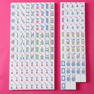 Luxury Custom Melamine <b>Mahjong</b> <b>Set</b> with Four Layers and Storage Box Business Gift High-end Gift US <b>Mahjong</b> Tiles - Product Image 3
