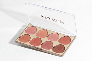 Miss rose otto colori Blush torta in polvere nuovo oro perlescente vegano brillante minerale chimico trucco fiera opaco - Product Image 5