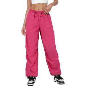 2025 femmes randonnée Parachute Y2K Cargo pantalon respirant taille élastique mode-enveloppé conception froissée pour les filles - Product Image 5