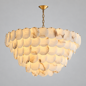 Lampadario Artistico in Alabastro Radiante per Sala da Pranzo, Soggiorno, Hall d'Hotel, Prezzo di Fabbrica all'Ingrosso - Product Image 2