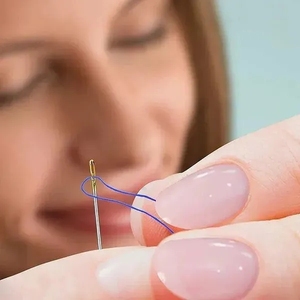 12PCS Side Holes Blind <strong>Needles</strong> Sewing Stainless Steel Elderly <strong>Needle</strong> for Sewing Household DIY <strong>Beading</strong> Threading <strong>Needles</strong> - Product Image 5