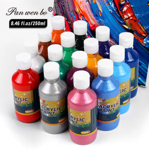 Panwenbo 8.45 oz / 250 ml <span class=keywords><strong>Peinture</strong></span> Acrylique En Vrac Non-Toxique Art <span class=keywords><strong>Peinture</strong></span> Fournitures Grand Ensemble de <span class=keywords><strong>Peinture</strong></span> Acrylique pour Art Artisanat École Maison - Product Image 1