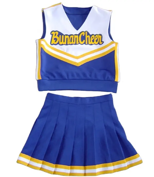 Shell Top und Falten Röcke (anpassen) Cheerleader Kostüme Cheerleader Kostüm
