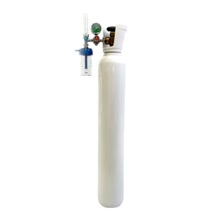 Cylindre d'oxygène médical en acier HG-IG10L avec régulateur haute pression certifié ISO9809, pression de service 150/200 bar, à vendre - Product Image 4