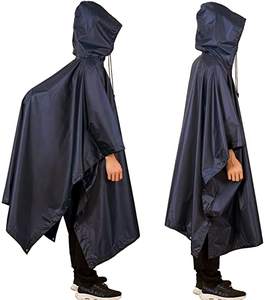 Oversized Cape <strong>Waterproof</strong> <strong>Poncho</strong> Rain <strong>Poncho</strong> Raincoat <strong>Waterproof</strong> <strong>for</strong> Men Women Adult Hiking Fishing <strong>Festivals</strong> Black Rain Coat - Product Image 5