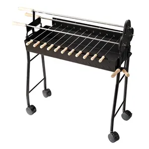 Outdoor Motor Rotisserie Charcoal Electric Bbq Spit Roaster