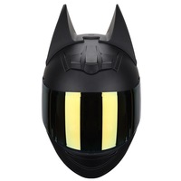 DOT HNJ moto électrique d'été Bat-man casque gris arc hommes et femmes mignon casque de moto casques