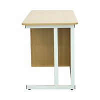 Meubles d'enseignement à prix avantageux, bureau d'enseignant, bureau d'appoint simple, table en bois avec deux tiroirs