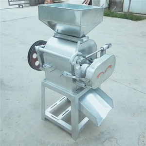 Machine à broyer les cacahuètes électrique, petite, à double rouleau, pour usine de snacks - Product Image 2