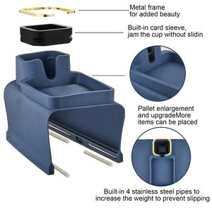 Sofá portavasos antideslizante <span class=keywords><strong>reclinable</strong></span> Mesa reposabrazos bandeja sofá brazo Mesa Anti derrame sofá bebida titular silicona sofá brazo bandeja - Product Image 5