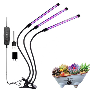 <span class=keywords><strong>Lampe</strong></span> <span class=keywords><strong>Led</strong></span> <span class=keywords><strong>horticole</strong></span> de <span class=keywords><strong>croissance</strong></span>, 30W, 3 têtes, avec pince, éclairage pour bureau/chambre de culture, fleurs - Product Image 1