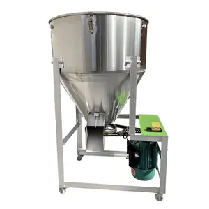 3Kw electric 220v/380v paddle type mixing drum type mobile powder granular material forage multifunctional mixer