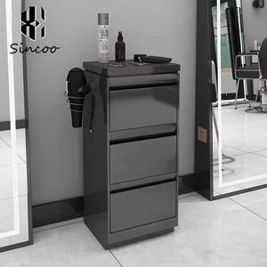 Factory Comfortable Attractive Design Hair Salon Furniture Set Metal Barber Chair Shampoo Chair Hairdressing Mirror Tool Cart - Product Image 5