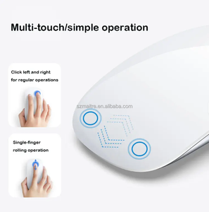 BT5.0 Wireless Arc Touch <span class=keywords><strong>Magic</strong></span> Tablet Computadora Ratón inalámbrico Interfaz USB retroiluminada con LED - Product Image 6