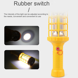 Portable COB LED Camping <b>Lantern</b> Rechargeable Handheld Flashlight with Hanging Hook for Outdoor Hiking Fishing Emergency - Product Image 4