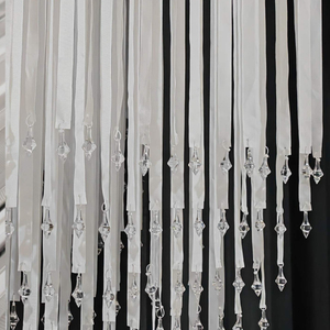 Bán buôn trang trí đám cưới Trần Rèm cửa với hạt pha lê - Product Image 3