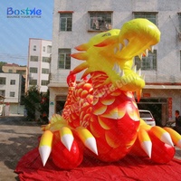 Meilleures ventes : Arche gonflable en PVC imperméable en forme de dragon chinois pour les festivals, le Nouvel An et les événements