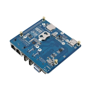 为覆盆子皮计算模块<span class=keywords><strong>4</strong></span>设计的双千兆以太网5G/4g基板 - Product Image 2