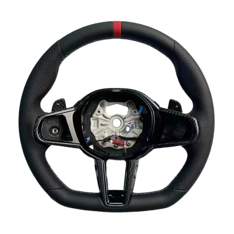 X5 Leather+M Stitching+Red Top Stripe+Paddles