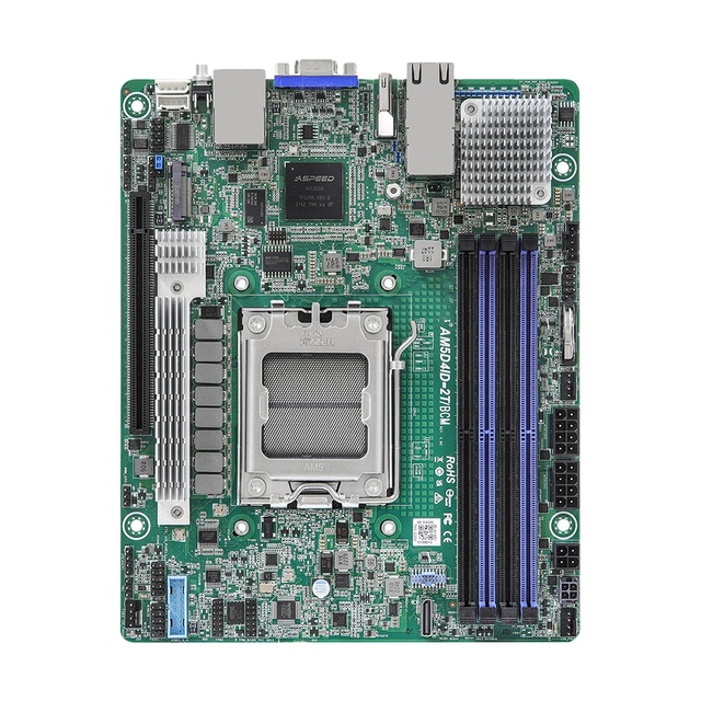 AM5D4ID-2T/BCM for ASROCKRACK Motherboards Support AMD Ryzen AM5 DDR5